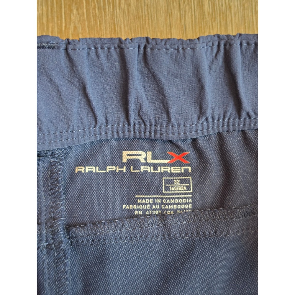 RLX Ralph Lauren Mens Navy Stretch Golf Pants Size 32x27 Performance Trousers - Picture 4 of 8